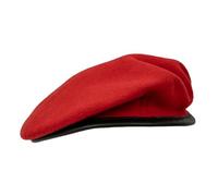 Wool British Military Beret, Red (Royal Military Police), 56 cm