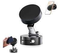 Wool Car Phone Holder,Foldable Portable Vacuum Cell Holder Suitable for various mobile phones and various scenarios. (Black)