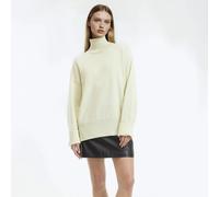 Wool/Cashmere Jumper, Made in France Chartreuse Yellow