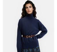 Wool/Cashmere Jumper, Made in France Navy Blue