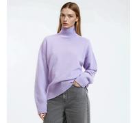 Wool/Cashmere Jumper, Made in France purple/lilac