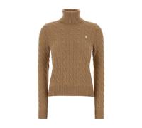 Wool-Cashmere Turtleneck Jumper - female - Polo Ralph Lauren - Turtlenecks - Brown - M - Knitwear M