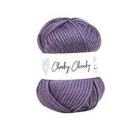 Wool Couture Cheeky Super Chunky Yarn - Super Soft 100% Merino Wool for Knitting, Crochet, Amigurumi & Craft Projects - Heather, 100g Ball - 1-Pack
