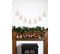 Wool Couture Macrame Craft Kit - Christmas Tree Garland in Cream Wool Couture Cream