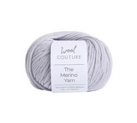 Wool Couture The Merino Yarn - 100% Merino Wool Aran Weight Yarn for Knitting, Crochet, Amigurumi & Craft Projects - Seal, 50g Ball (65m) - Super Soft Wool Yarn - 1-Pack
