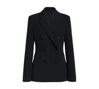 Wool Crepe Cinched Blazer - female - Alaïa - Blazers - Black - M - Jackets M