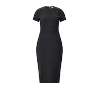 Wool Crepe Midi Dress - female - Victoria Beckham - Midi Dresses - Black - M - Dresses M