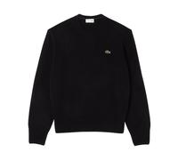Wool Crew Neck Jumper - male - Lacoste - Round-neck Knitwear - Black - L - Knitwear L