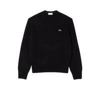 Wool Crew Neck Jumper - unisex - Lacoste - Kids Knitwear - Black - 7 Y - Kids 7 Y