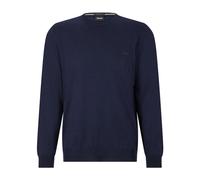 Wool Crewneck Jumper - male - Boss - Round-neck Knitwear - Blue - 3XL - Knitwear 3XL