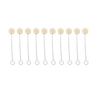 Wool Daubers Coloring Metal Handle Multi Purpose Leather Dye Tool Crafting 100Pcs
