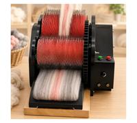 Wool Drum Carder Fiber Carding Machine, Wool Combing Machine | With Two Foot Pedals, Quick Color Blending, 0-56 RPM Variable Speed, for Wool, Alpaca, and Dog Hair