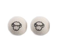 Wool Dryer Balls for Laundry Fabric Softener, Save Energy & Reduce Wrinkles, Reusable Wool Laundry Balls(2 pcs-with pattern)