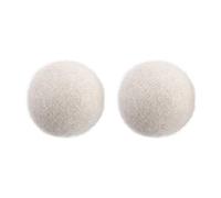 Wool Dryer Balls for Laundry Fabric Softener, Save Energy & Reduce Wrinkles, Reusable Wool Laundry Balls(2 pcs-no pattern)