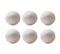 Wool Dryer Balls - Set Of 6 Dryer Balls Tumbling Wool | Reusable Fabric Softener Balls, Natural Fabric Softener, Fabric Softener Ball, Reduces Wrinkles