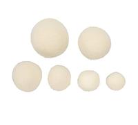 Wool Drying Balls Reusable Laundry Fabric Softener Reduce Static Cling Shorten Drying Time for Clothes 6pcs Set with Storage Bag