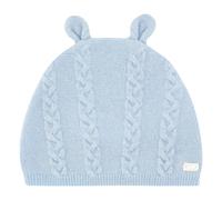 Wool Ear Twisted Beanie Light Blue 1/3 months