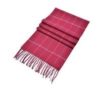 Wool Feel Scarf Warm Soft Lightweight Scottish Scotland Check Tartan Plaid Gift For Men Women Kids Tartan Sash (RD1, One Size)