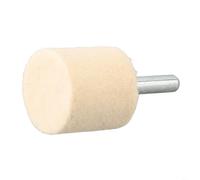 Wool Felt Buffing Wheel, 6mm Shank, 35mm Diameter(25mm) | For Metal Finishing, High Density Wool Felt, for ideal for Drills, 6mm Shank, 40mm Diameter
