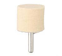 Wool Felt Buffing Wheel, 6mm Shank, 35mm Diameter(30mm) | For Metal Finishing, High Density Wool Felt, for ideal for Drills, 6mm Shank, 40mm Diameter