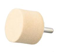 Wool Felt Buffing Wheel, 6mm Shank, 35mm Diameter(35mm) | For Metal Finishing, High Density Wool Felt, for ideal for Drills, 6mm Shank, 40mm Diameter