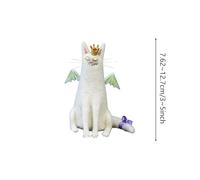 Wool Felt Familiars, Felt Dolls, Felts Animals, Quirky Craft Companions, Quirky Felts Dolls with Big Eyes, And Figurines of Big-Eyed Cats and Possums