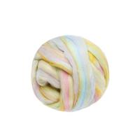 Wool Felt Fibre DIY Needle Felting Materials Wool Felting Needle Tools Soft Roving Felt Fabric Colors for DIY Crafts(S3C,10g)