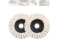 Wool Felt Flap Angle Grinder Polishing Disc,Thicken Wool Felt Flap Discs Polishing Wheel for Metal, Marble Stone, Furniture (2PCS,115mm)