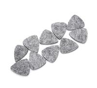 Wool Felt Guitar Picks Soft Sound 10Pcs for Guitar Ukulele (Gray)