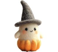 Wool Felt Halloween Ghost Pumpkin Ornament Pumpkin And Halloween Hat Decor Collectible