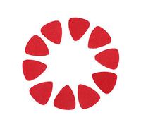 Wool Felt Picks for Ukulele, 10Pcs 3mm Red Plectrums - Soft Durable Material, Comfortable Grip, Ideal for String Instruments