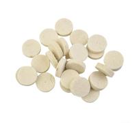 Wool Felt Polishing Buffing Wheel Pads 25mm Round with Mandrels Compatible with for Rotary Tools, Grinding and Polishing Wood, Jade, Jewelry,