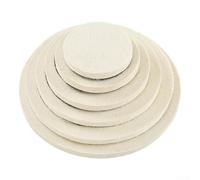 Wool Felt Polishing Wheel 3/4/5/6/7/8 Inches Buffing Pad Suitable for Stainless Steel Copper Aluminum Glass Use with Electric Drill (8inch)