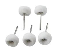 Wool Felt Polishing Wheel Set Suitable For Rotary Tool Engravers Assorted Size Precise Detailed Buffing&Finishing Work Aluminum Cutting Burr