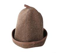 Wool Felt Sauna Hat 3mm Thick Heat Resistant Cap, Breathable Steam Room Headwear for Natural Hair Protection, Traditional Finnish Bathing Accessory, Sauna For