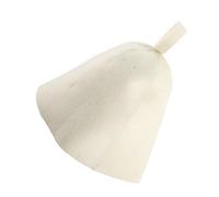 Wool Felt Sauna Hat Cap Beige Thick Breathable Comfortable Heat For Russian Banya Sauna Hut Men Women 33 x 30cm