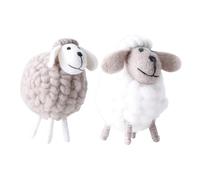 Wool Felt Sheep - 3 Inch Handmade Wool Felt Figurine, Cute Lamb Plush Felt, Soft Durable Material, Miniature Animal Ornament, Decoration D