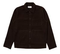Wool Fleece Uniform Jacket - Brown M