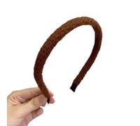 Wool Knitted Thin Headband - Stylish Hair Accessories for Women and Girls(Brown)