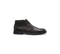 Wool-lined Chukka Boots In Grained Leather