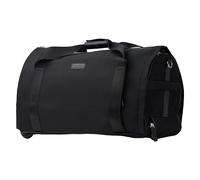 Wool & Oak - NOVA Large Duffle Bag with Wheels, Black (Nylon), Nylon