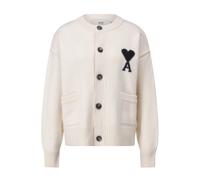 Wool Oversized Cardigan - female - Ami Paris - Cardigans - Beige - S - Knitwear S