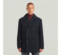 Wool Peacoat - Dark blue - Men XS