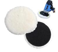 Wool Polishing Disc - Felt Buffing Wheel Pad, Durable Compound, Smooth High-Performance Finish, Easy-Attach Design | Onvenient to Use for Furniture Wood Glass Automobiles Stainless Steel