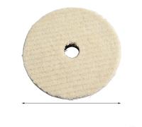 Wool Polishing Pad, 5-7 Inch Washable Wool and Sponge Buffing Disc for Waxing, Sealing and Cleaning, Compatible with Pneumatic or Electric Polishers(7INCH)