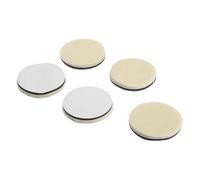 Wool Polishing Pads, 3 Inch 75mm Buffing Pads for Car Polisher Glass Cleaning, 5 Pack White