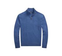 Wool Quarter-Zip Jumper - male - Polo Ralph Lauren - Turtlenecks - Blue - S - Knitwear S