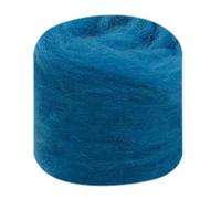 Wool Roving Needle Felting Blue Colors Wool Felting Fibre Handmade Material for Beginners Needle Felting DIY Product Making for DIY Crafts(19,50g)
