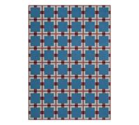 Wool rug A walk in the park, Evelina Kroon Blue 180x270