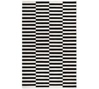 Wool Rug Donna - Black & Natural White - 200X300 cm